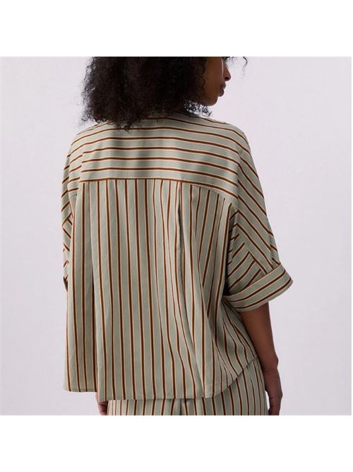 Striped rayon shirt Liu Jo | CA6351T553A.P9641